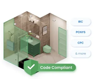 AI-powered 3D bathroom visualization for real estate